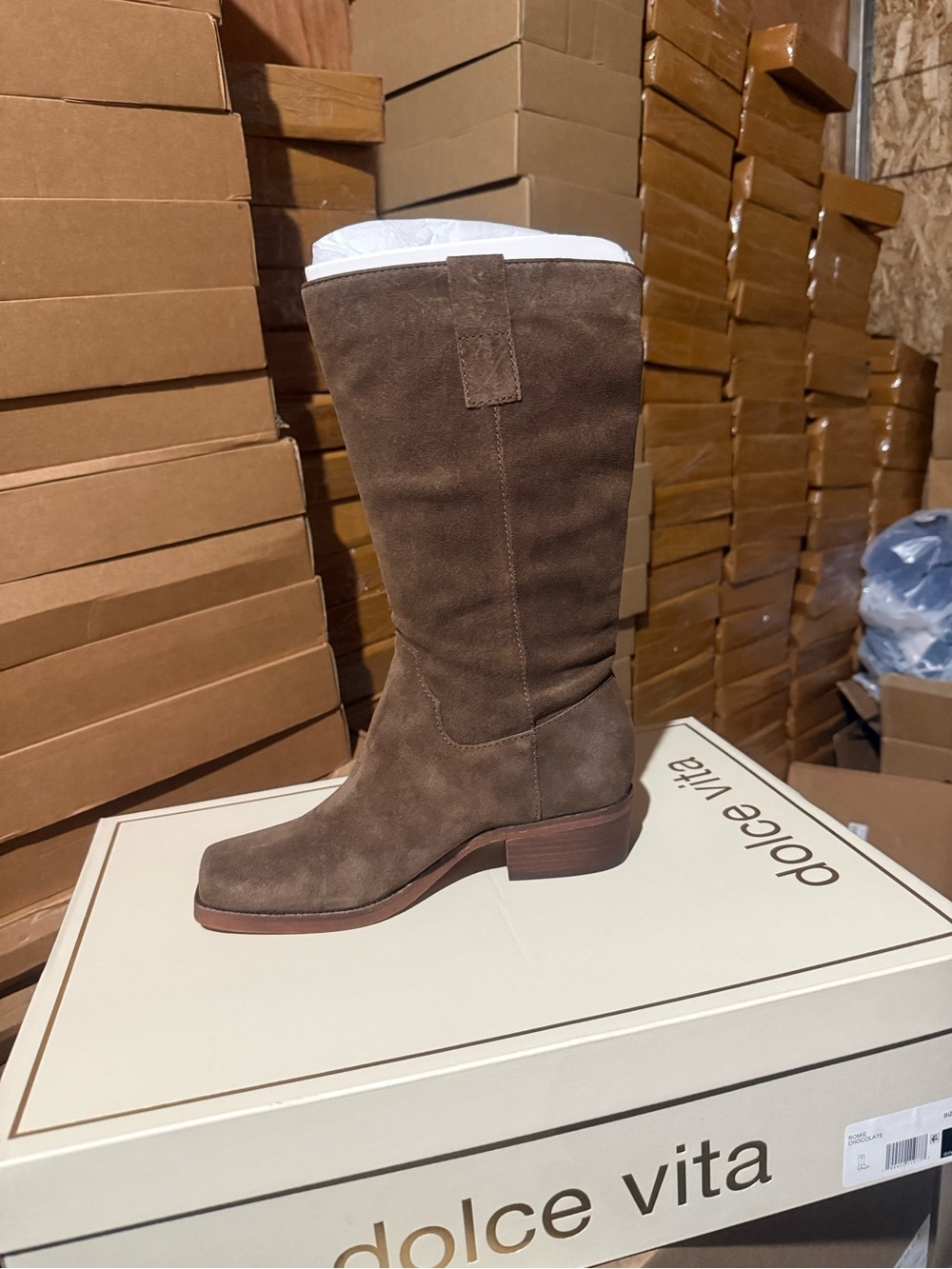 NWT DOLCE Vita Romie Boots Chocolate Suede Size 9